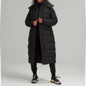 Lululemon wunder puff full length jacket